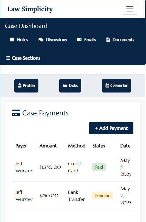 Billing UI